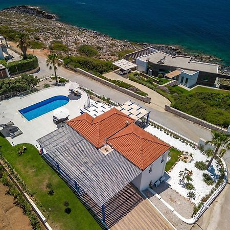Villa Hemera Ocean View Private Heated Pool Chorafakia Buitenkant foto