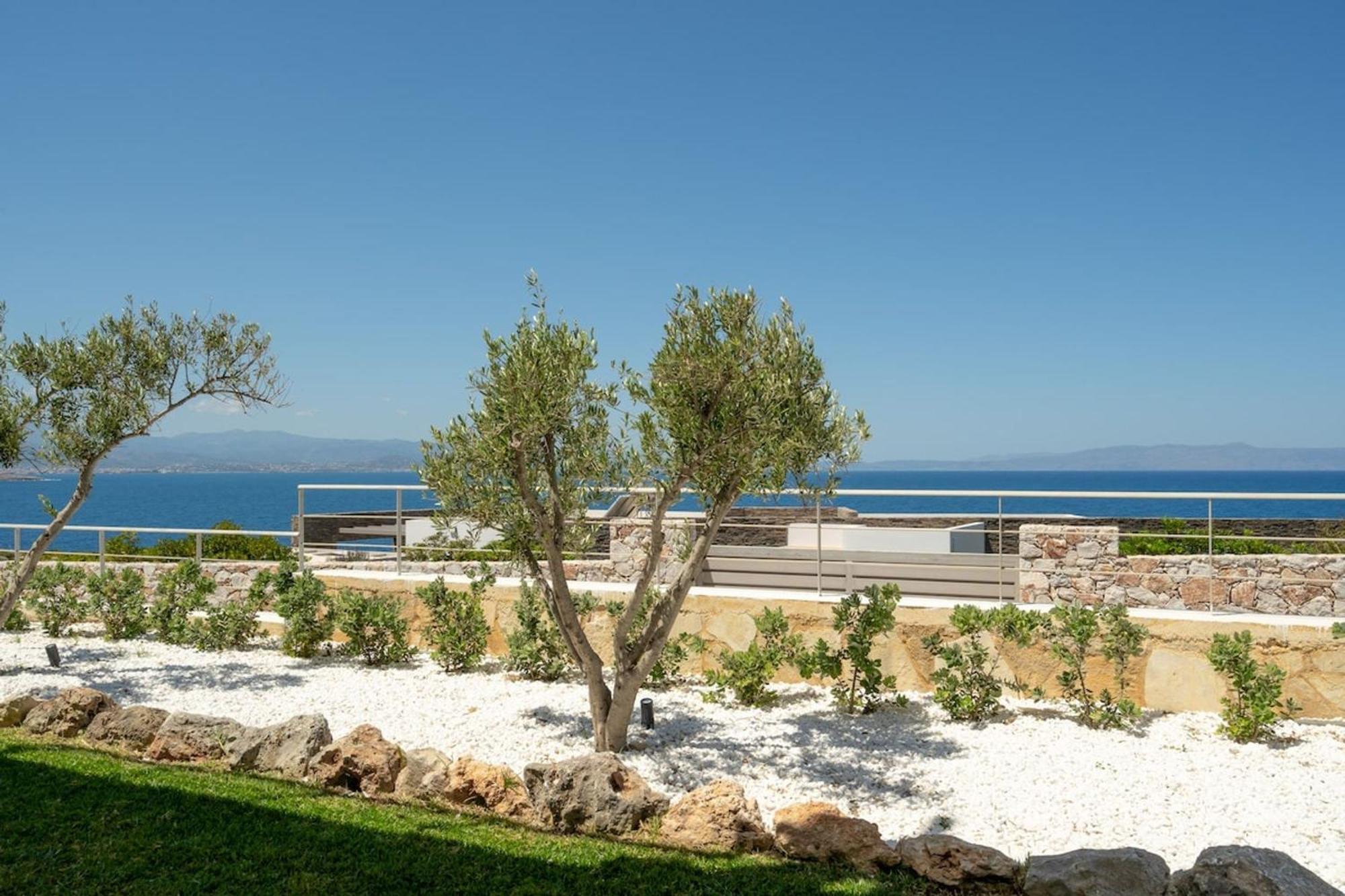 Villa Hemera Ocean View Private Heated Pool Chorafakia Buitenkant foto