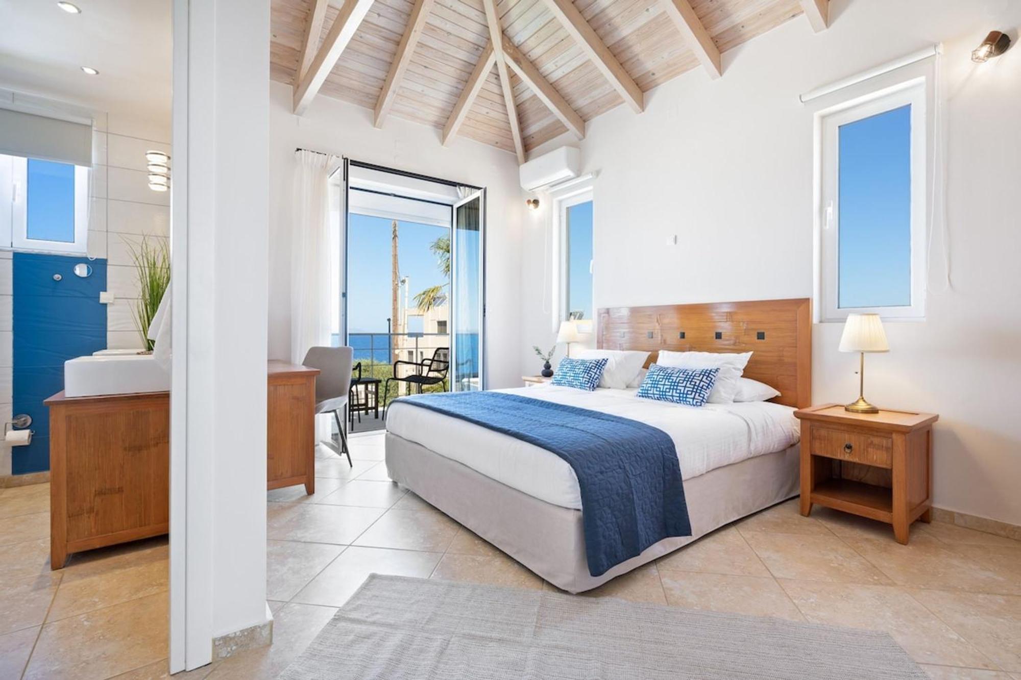 Villa Hemera Ocean View Private Heated Pool Chorafakia Buitenkant foto
